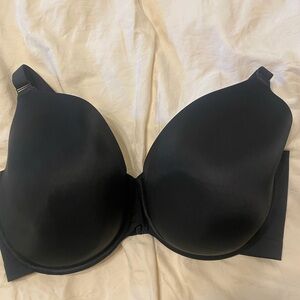 Cacique Black Lightly Lined Full Coverage Bra